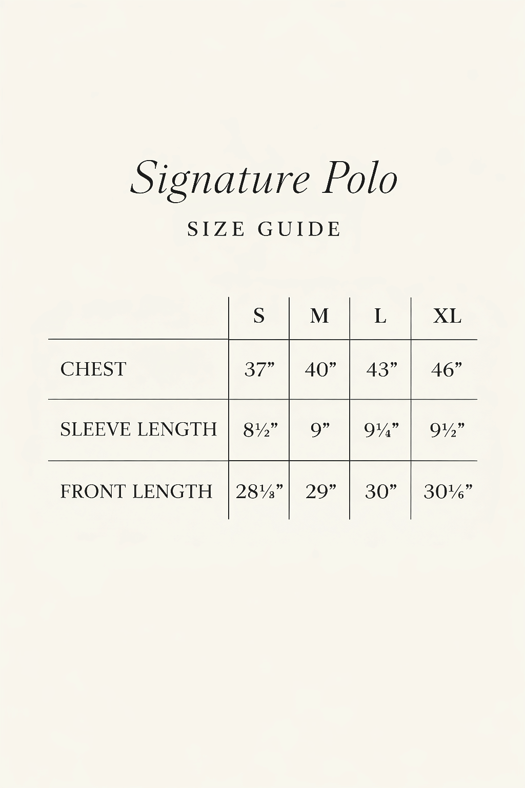 Signature Polo
