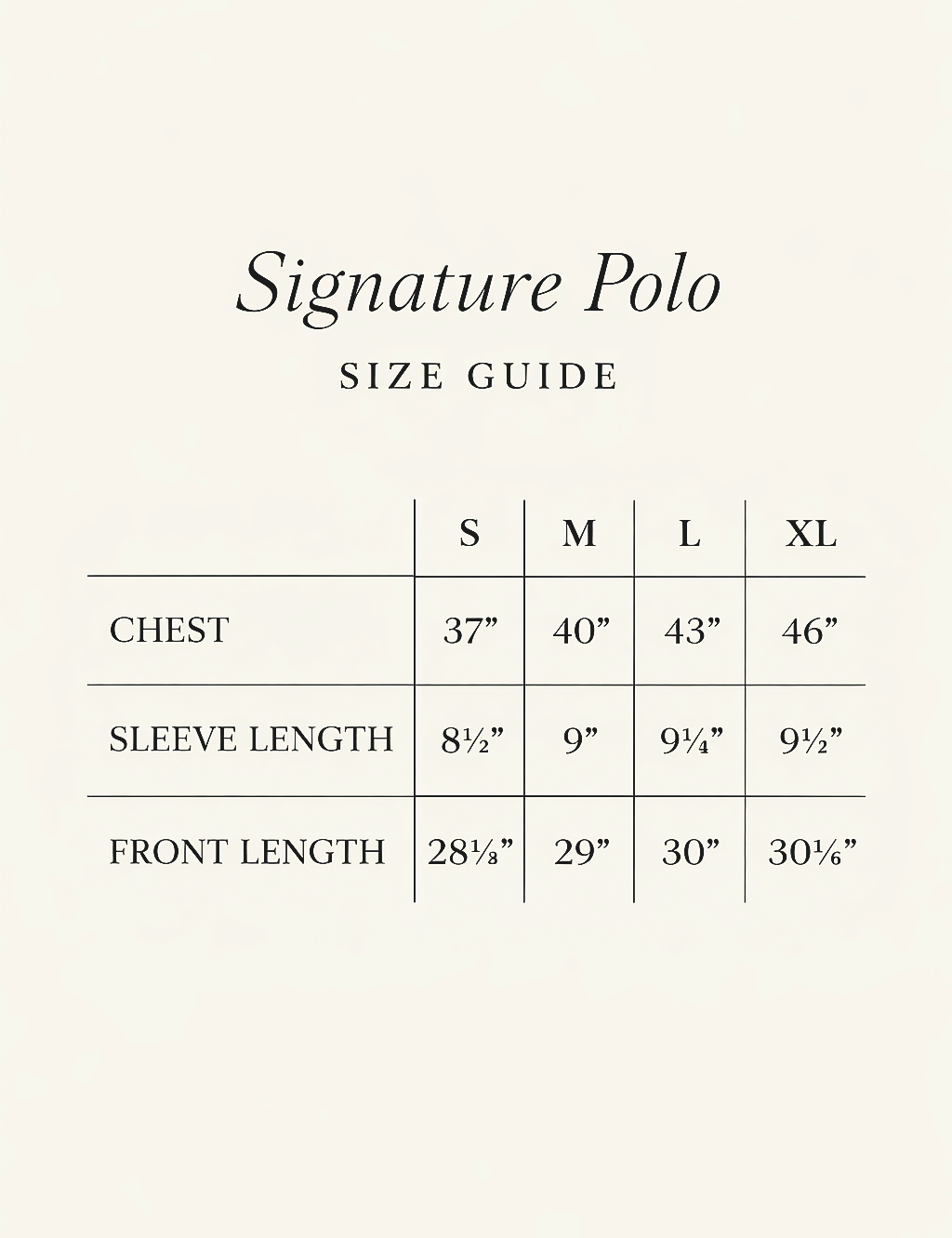 Signature Golf Polo